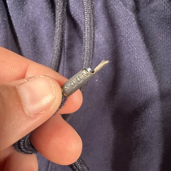 YoungLA Dark Blue Joggers with Logo - Picture 6 of 11